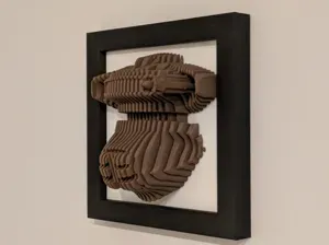 Princess Leia Boushh - Layered Sculpture