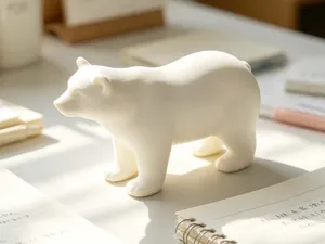 北极熊摆件模型