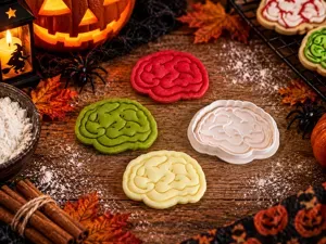 Halloween Brain Cookie Cutter & Embosser