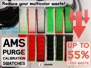 AMS Purge Calibration Swatches