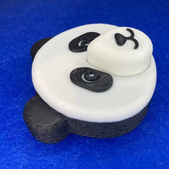 Panda Nose Clicker Fidget + Keychain (~44 mins) — Image 7 of 11