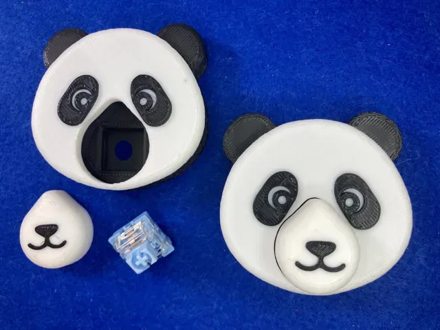 Panda Nose Clicker Fidget + Keychain (~44 mins) — Image 11 of 11