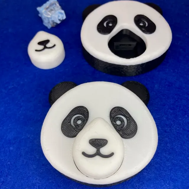 Panda Nose Clicker Fidget + Keychain (~44 mins) — Image 9 of 11