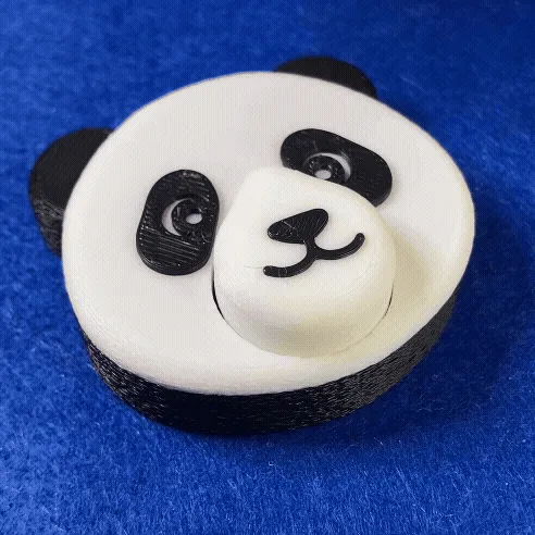 Panda Nose Clicker Fidget + Keychain (~44 mins) — Image 3 of 11