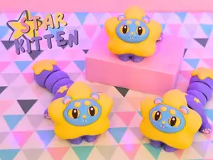 Little Star Kitten Flexi - Articulated Fidget Toy