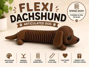 Flexi Dachshund | Spring Body Articulated Dog