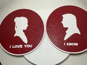 I Love You I Know Star Wars Coaster (Flat)