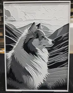 Shetland Sheepdog Hueforge