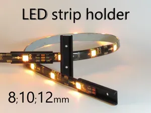 8 - 10 - 12 mm LED strip holder
