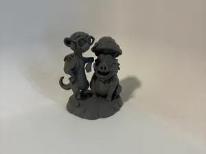 Erdmännchen und Wildschwein (Timon und Pumbaa)