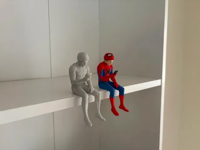 Peter Parker Sitting on Shelf Figure | Spider-Man — Image 5 of 5