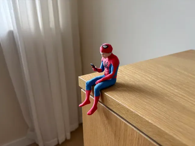 Peter Parker Sitting on Shelf Figure | Spider-Man — Image 2 of 5