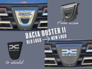 Dacia Duster I and II new logo