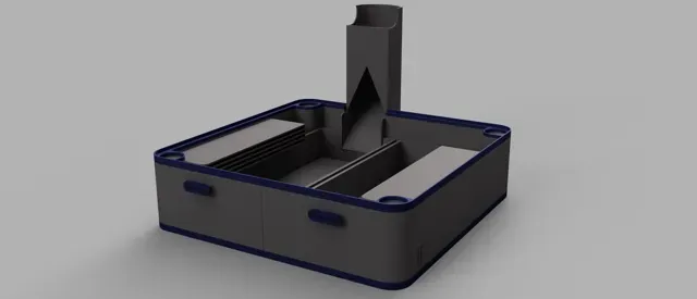 X2D X1 P2S P1S Poop Chute & Under Printer Storage — Image 7 of 11