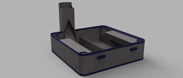 X2D X1 P2S P1S Poop Chute & Under Printer Storage — Image 6 of 11