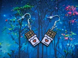 Chocolate Bar Earrings