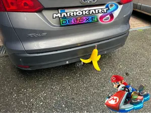Mario Kart Banana Hitch Ball Cover
