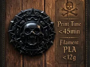 Pirates of the Caribbean Coin Amulet