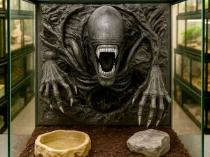 3D - Rückwand (Xenomorph)