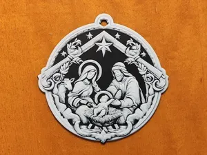 Nativity Christmas Tree Ornament Bauble Decoration