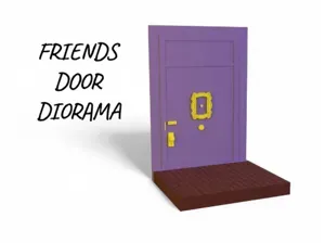 Friends Door Diorama – 3D Printed Display