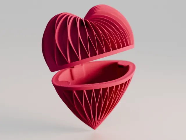 Heart Gift Box - Print-in-Place — Image 4 of 8
