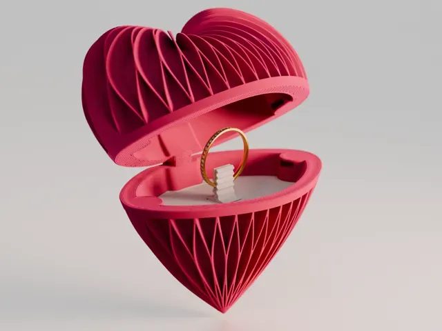 Heart Gift Box - Print-in-Place — Image 2 of 8