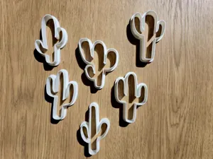 Cactus Cookie Cutter Playdoh Clay Kinetic Sand