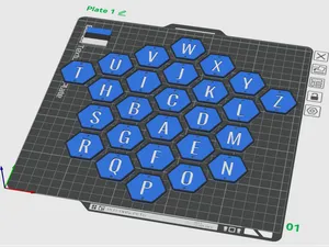 Multi-Shape Letter & Text Keychain Generator