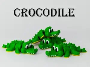 Cute Flexi Crocodile