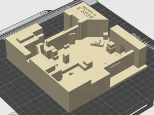 Low Poly Dust_2 B site