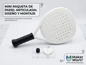 Mini Pala de Padel Diseño y Montaje