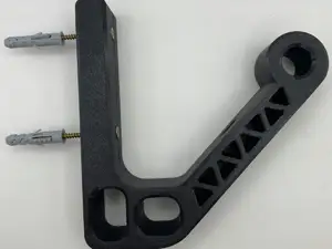 Motorcycle helmet holder hook