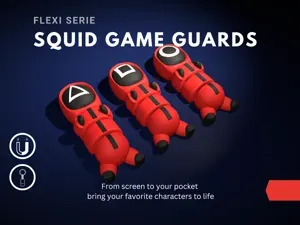 Squid Game Flexi Guards - Articulated Pink Soldier