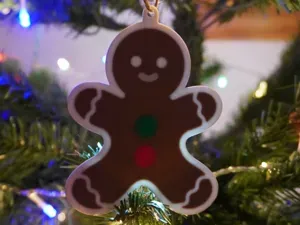 Gingerbread Man Christmas Tree Ornament