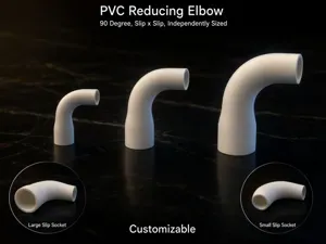Pipe Coupler - Slip/Slip Reducing 90deg Elbow