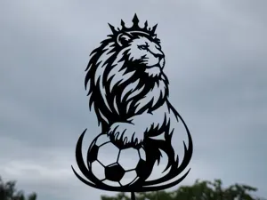 Lion King Soccer Wall Art Decor