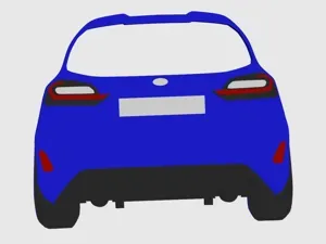 Ford Fiesta St Mk8 Keychain