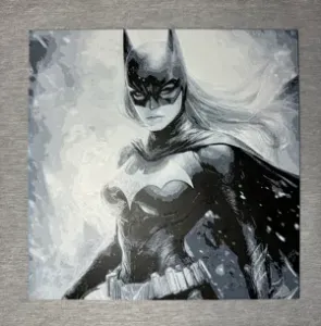 Batgirl Black and White Hueforge