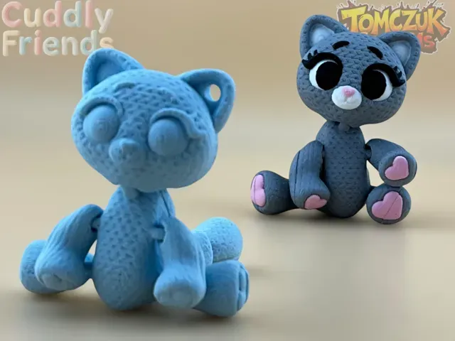 Cuddly Friends: Knitted Articulated Kitty! — Image 4 of 13