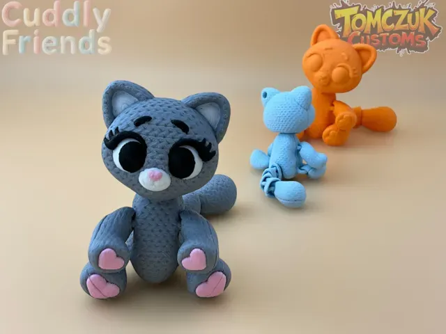 Cuddly Friends: Knitted Articulated Kitty! — Image 12 of 13