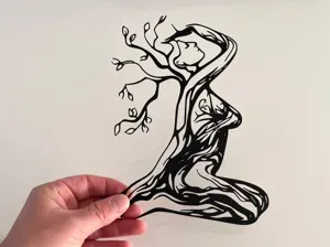 Woman Tree Decor