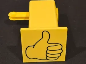 Thumbs Up 2" trailer hitch cover