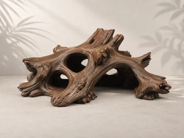 Driftwood Cave Hide - Terrarium & Aquarium Decor