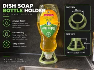 Upside-Down Dish Soap Bottle Holder