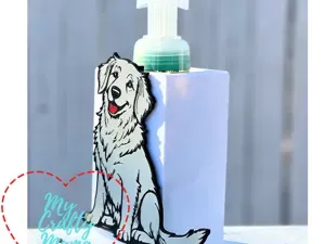 Golden Retriever Clip on Bath & Body Works Soap