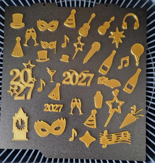 Confetti table happy new year 2027 decoration — Image 4 of 4