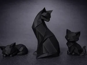PolyCat Trio Decor