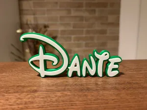 Dante Name Disney Text