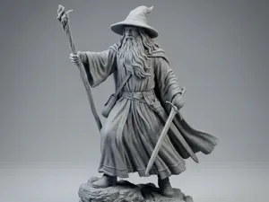 Gandalf the Grey Wizard LOTR Statue Figurine